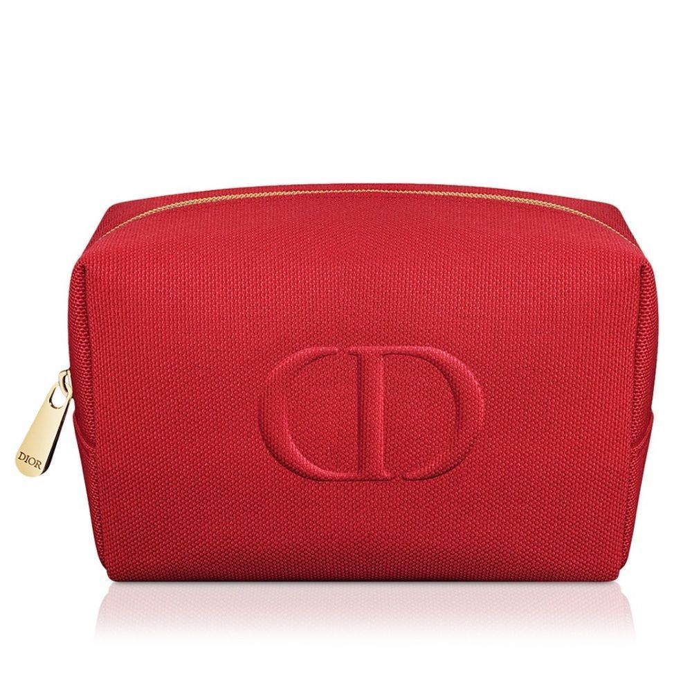 Red Dior cosmetics bag - Picture 1 of 6